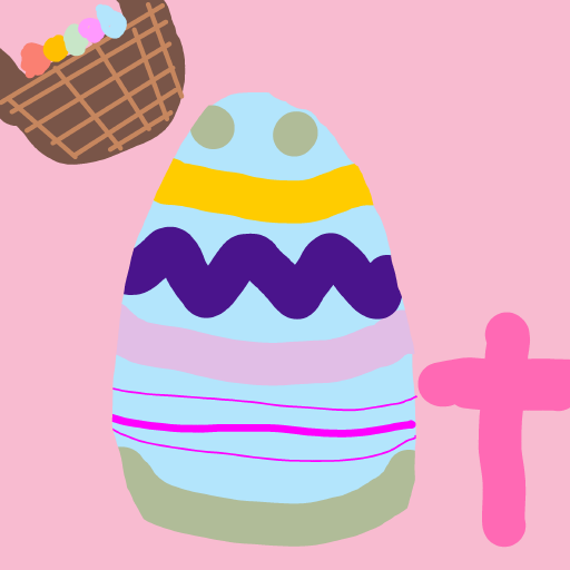 Easter Egg drawing by Anna