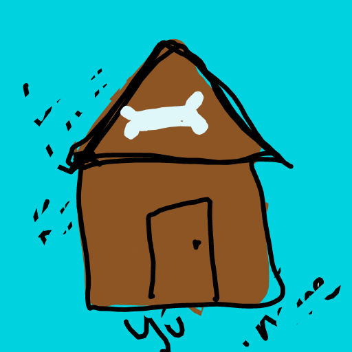 Doghouse drawing by sun-rose-drive