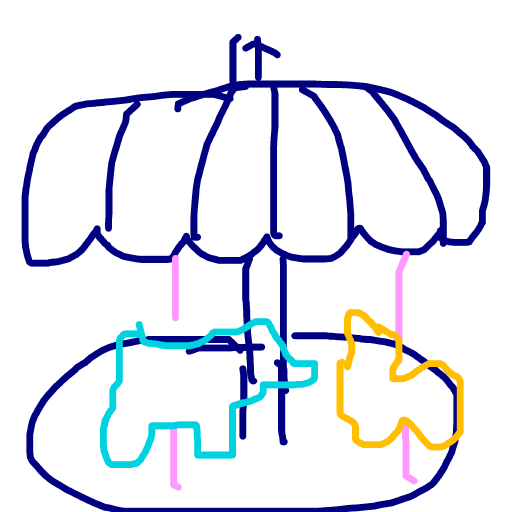 Carousel drawing by sure-mega-pride