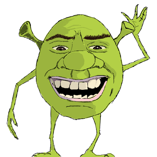 Shrek drawing by nuchalant