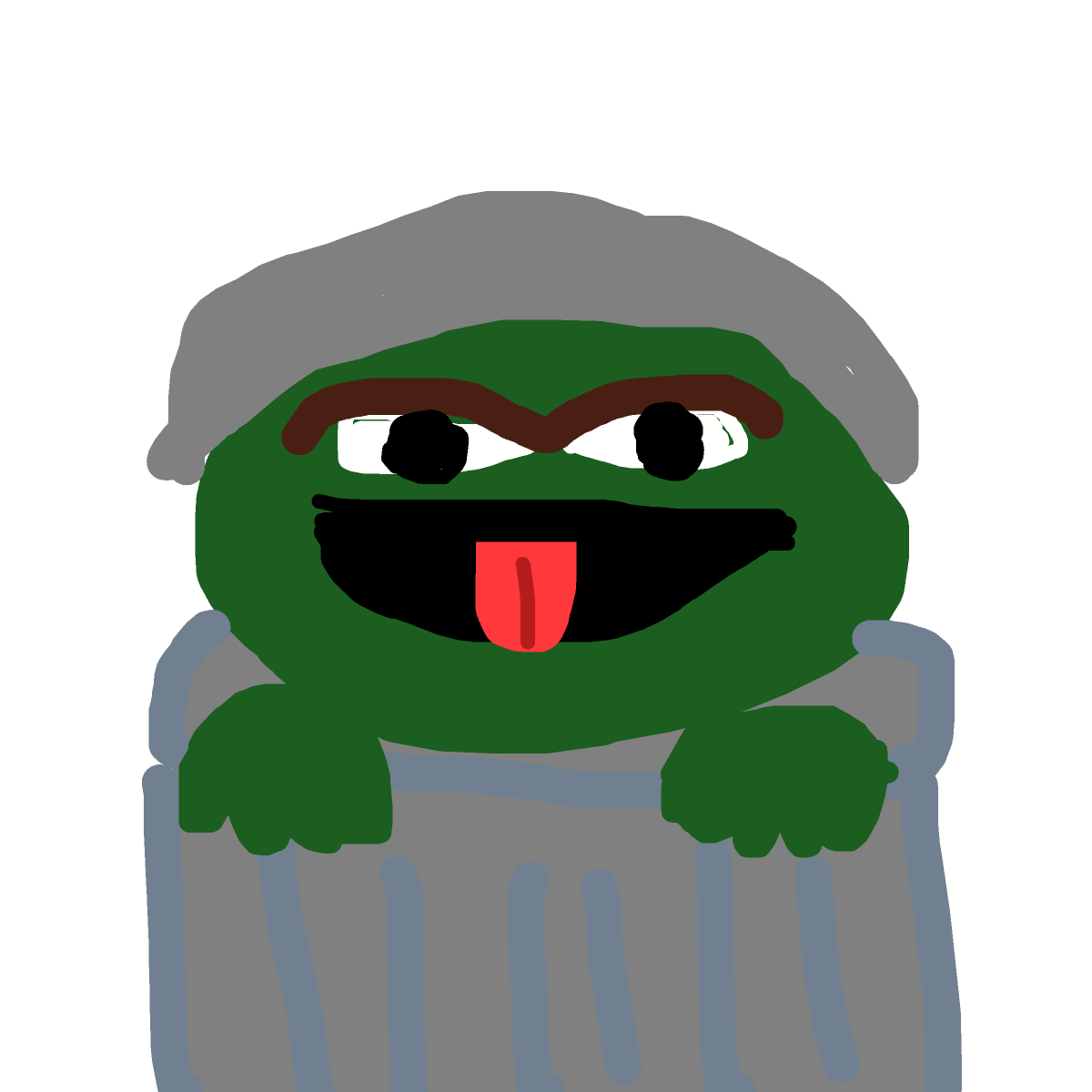 Trash Can drawing by rare-huge-ninja