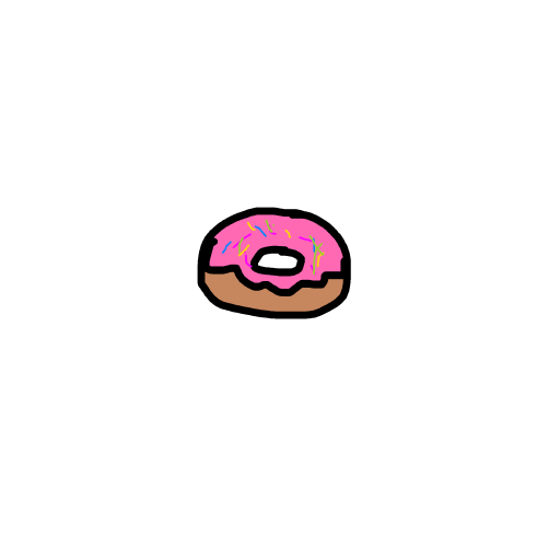 Donut drawing by brass-sage-way