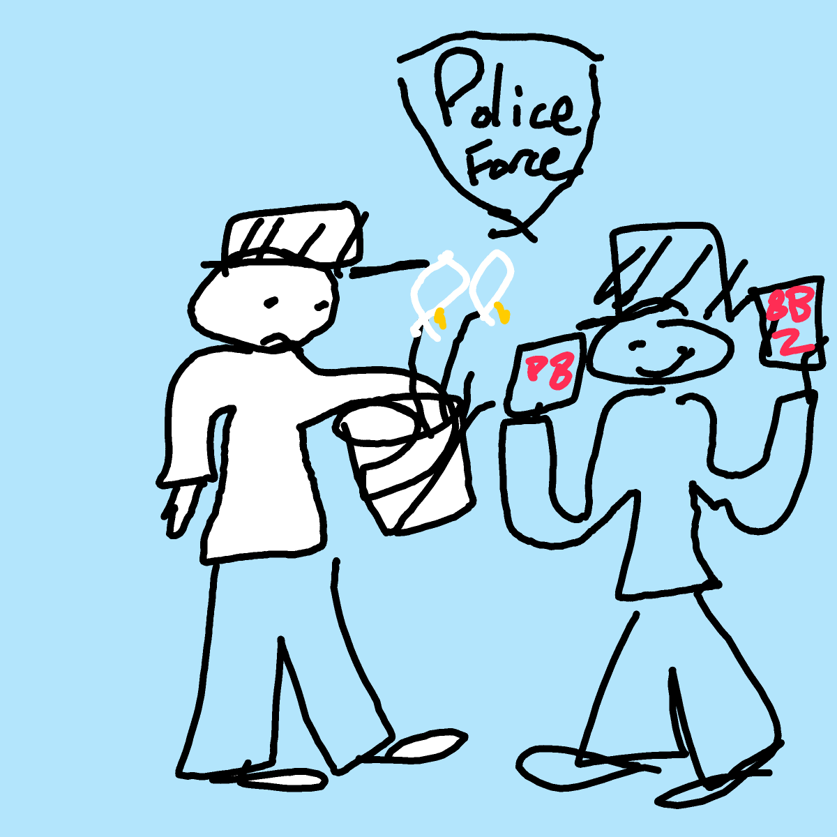 Hot Fuzz drawing by ismael