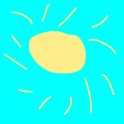 Sun drawing by theodore