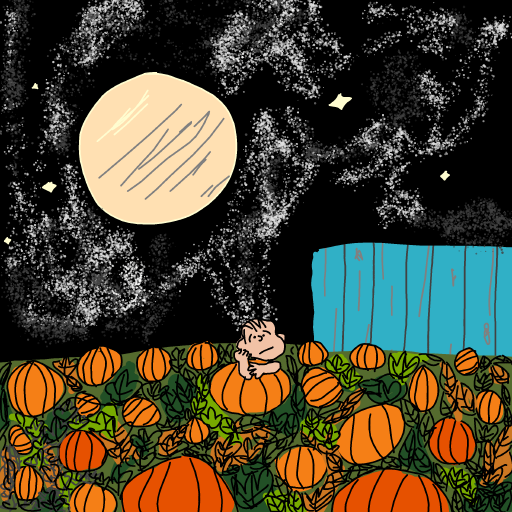 Pumpkin Patch drawing by snow-hyper-camp