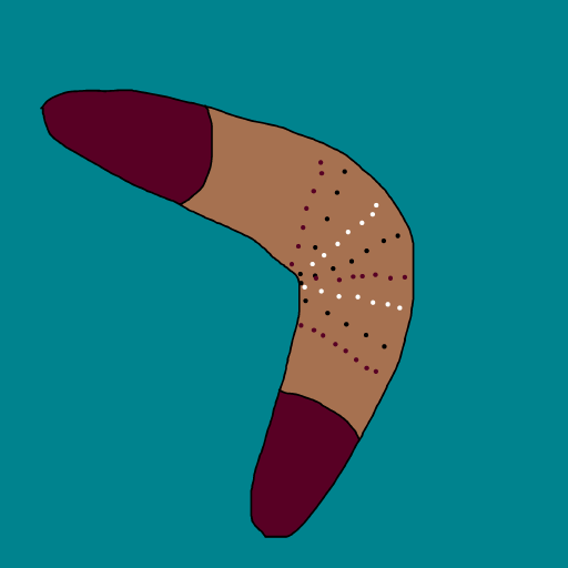 Boomerang drawing by krissywissy