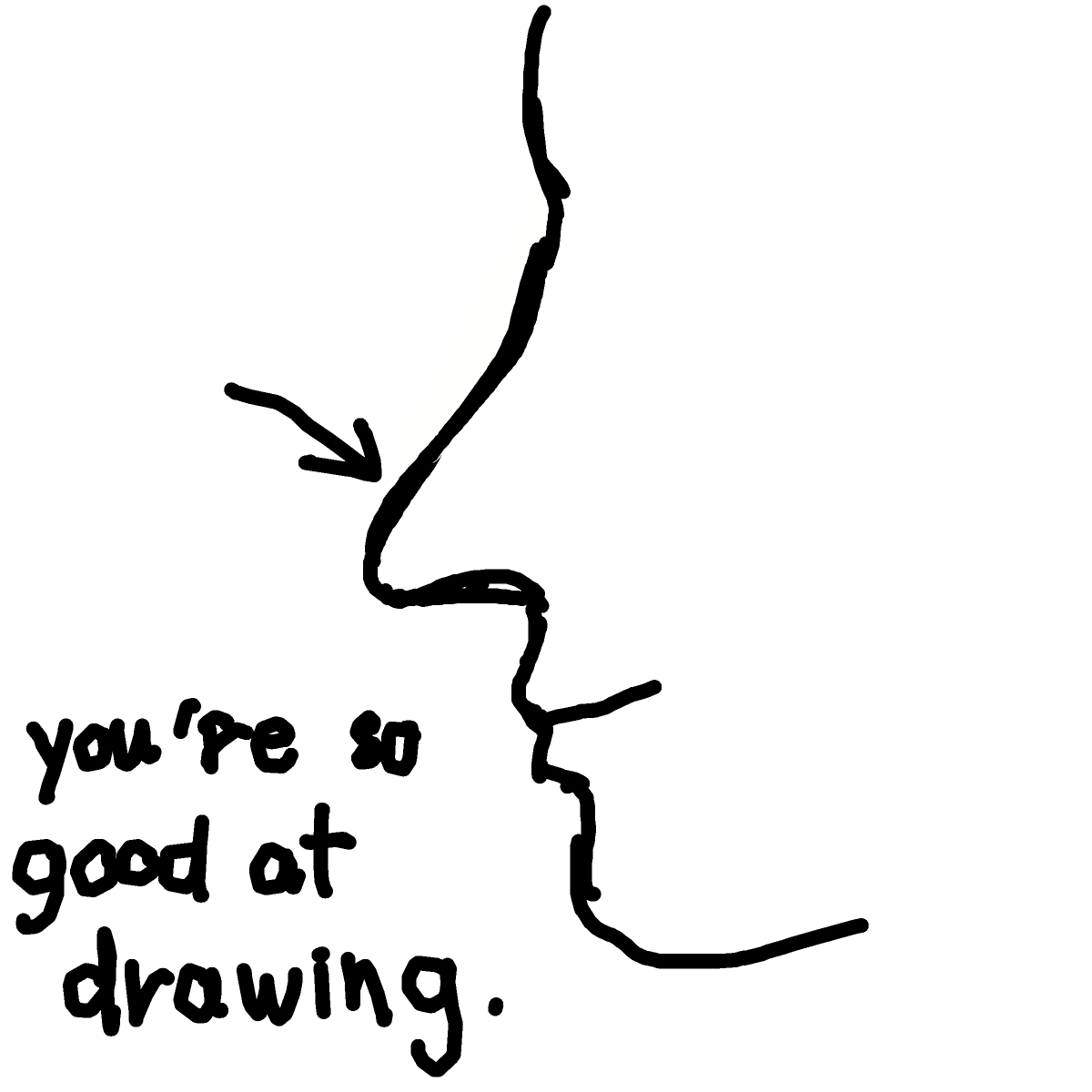 Nose drawing by doublem