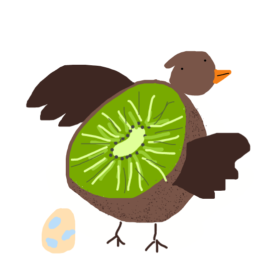 Kiwi Bird drawing by wind-omega-elite