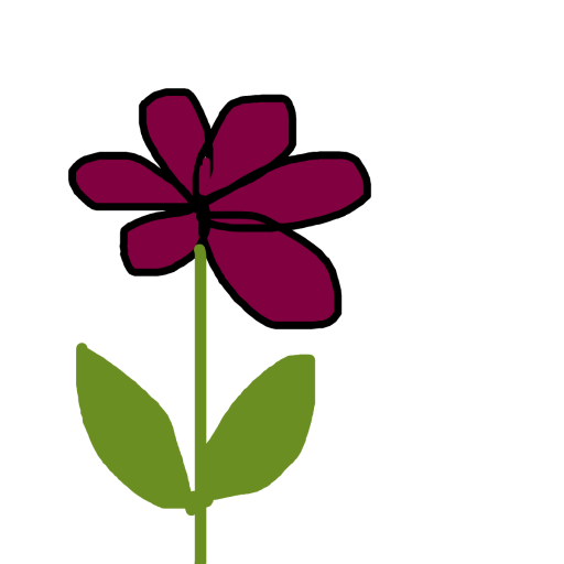 Flower drawing by mikestam195