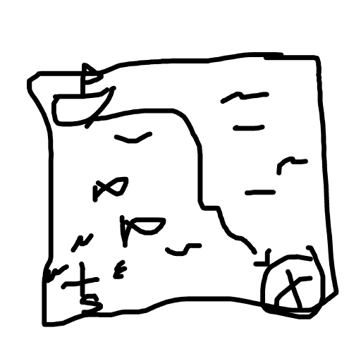 Treasure drawing by juice