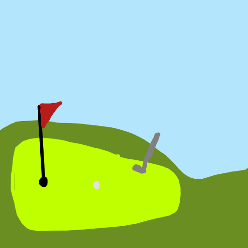Golf drawing by sun-rose-drive