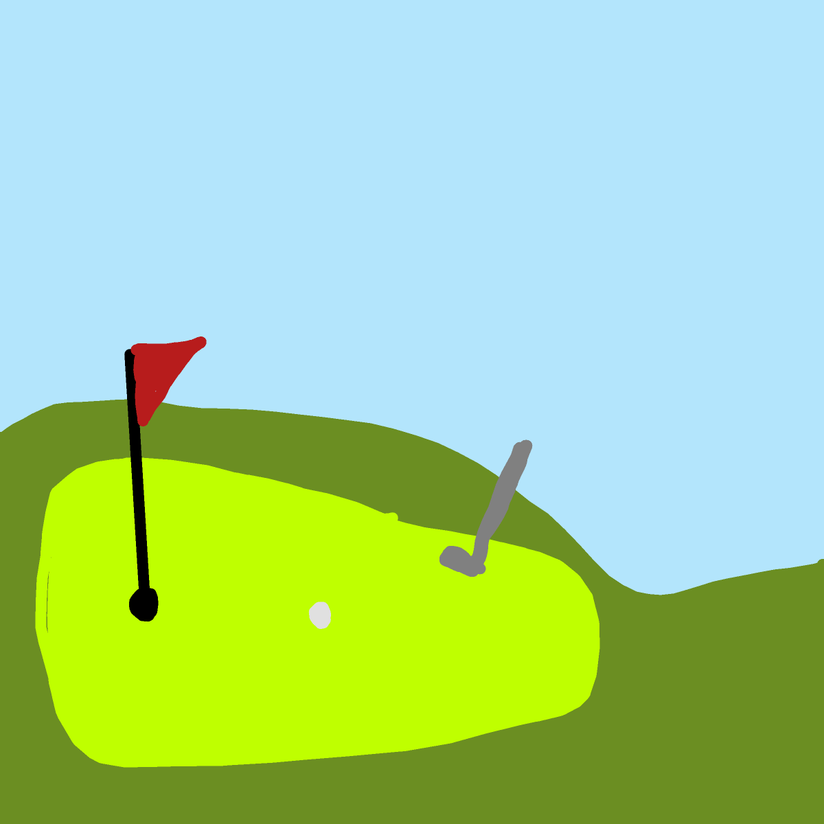 Golf drawing by sun-rose-drive