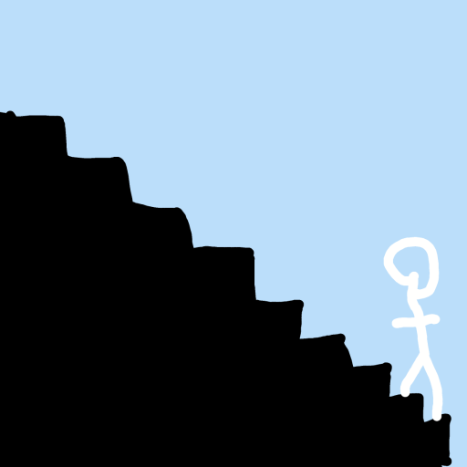 Stairs drawing by Horseeeeeeeeey