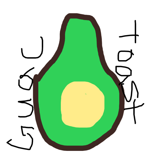 Avocado drawing by reggie