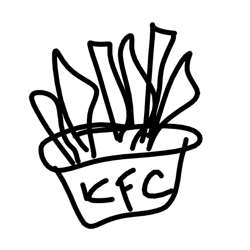 Fries drawing by draw-ivory-drawer