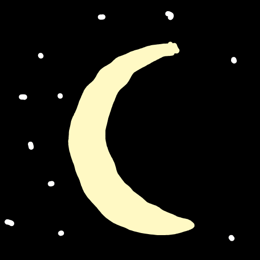 Moon drawing by Guardianoflives
