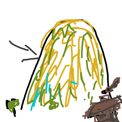 Mountain drawing by fire-quick-wheel