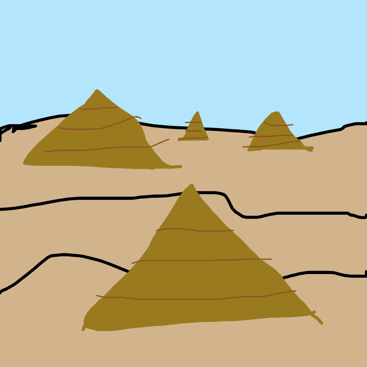 Pyramid drawing by great-fresh-style