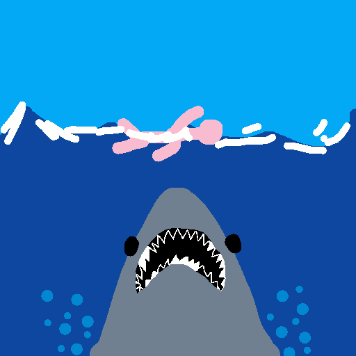 Jaws drawing by jashezilla
