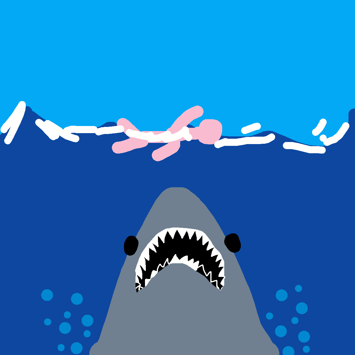 Jaws drawing by jashezilla