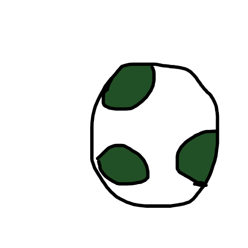 Yoshi Egg drawing by kboyce