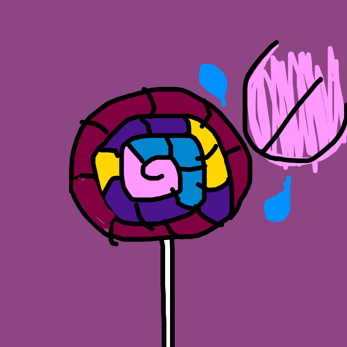 Lollipop drawing by oxox