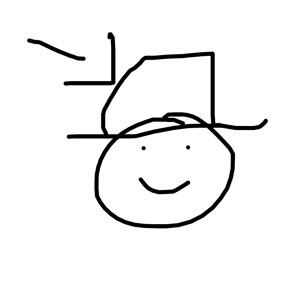 Hat drawing by kim