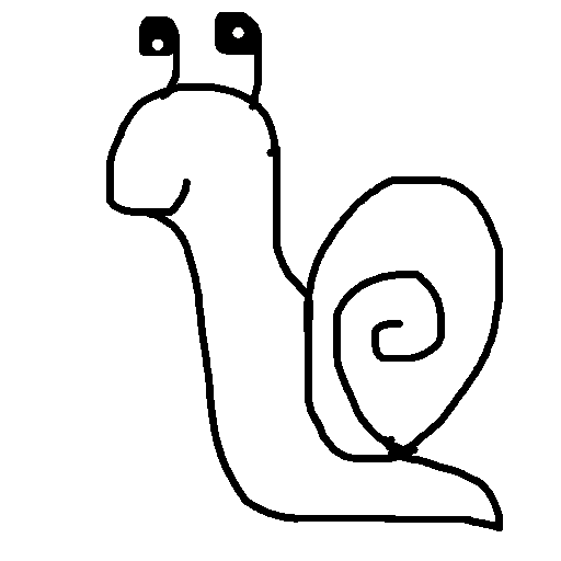 Snail drawing by mikestam195