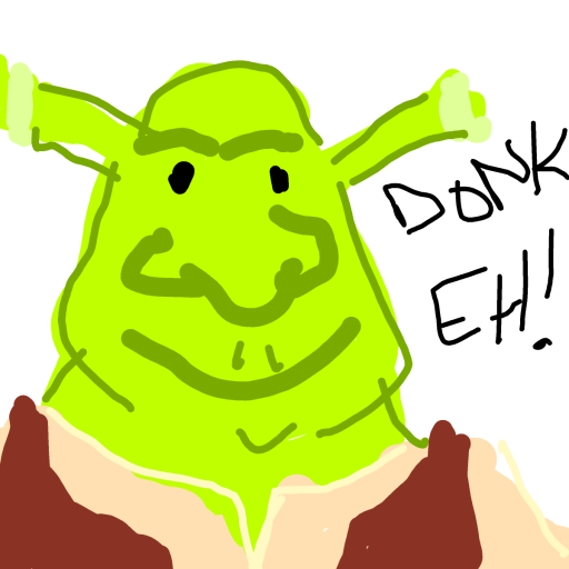 Shrek drawing by mike_eff