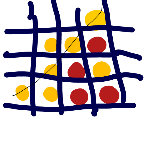 Connect Four drawing by zinc-solo-artist