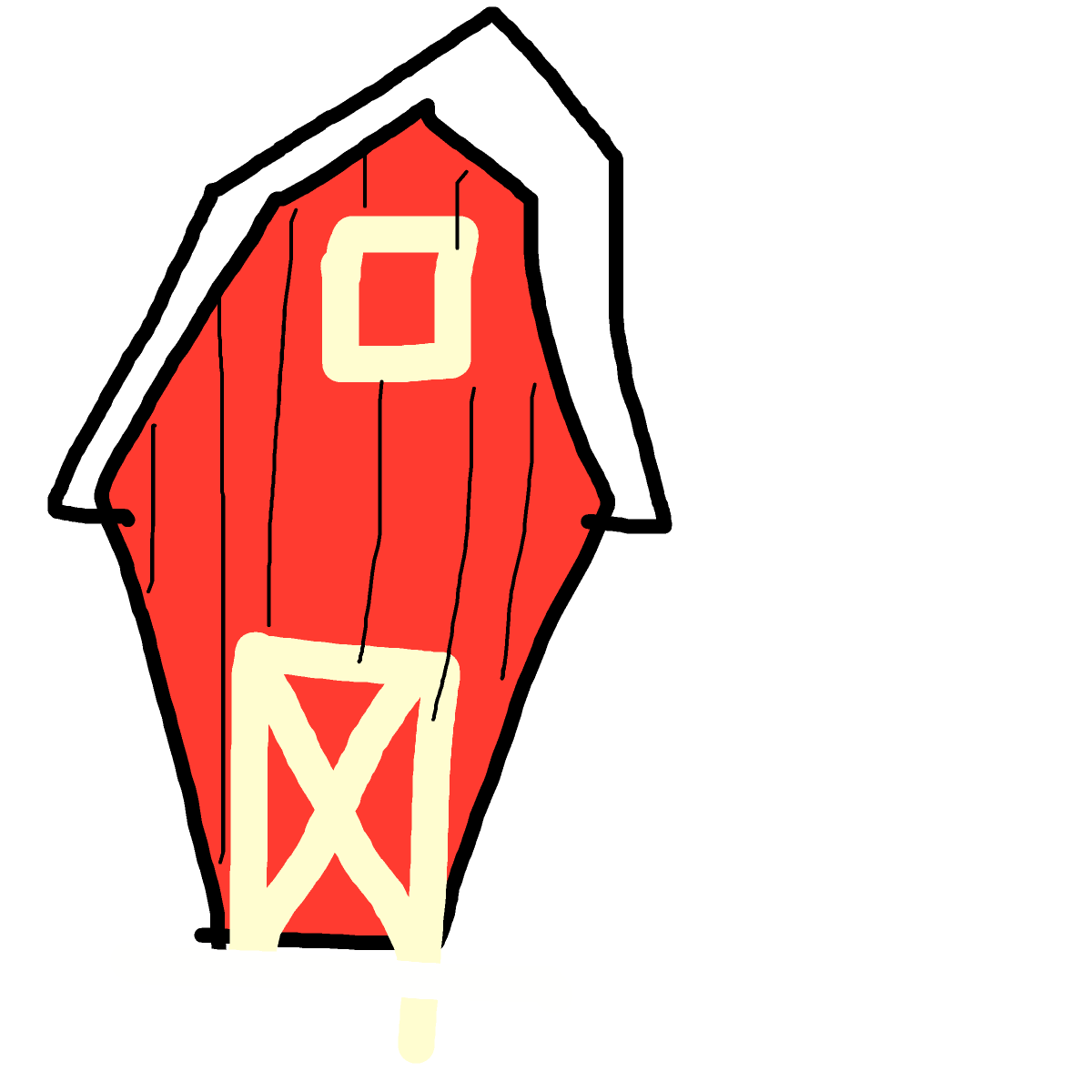 Barn drawing by mikestam195
