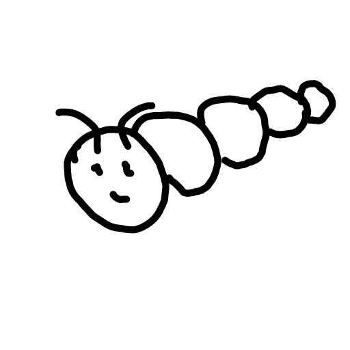 Worm drawing by ishak