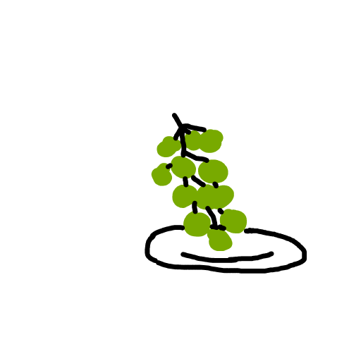 Grapes drawing by soft-rare-pro