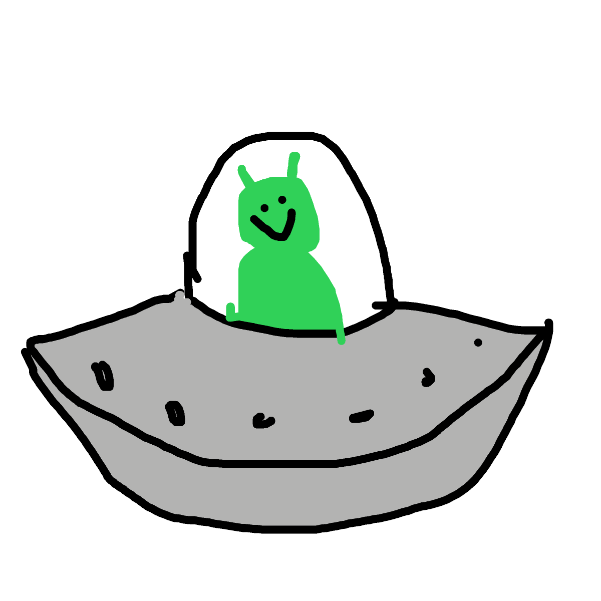UFO drawing by fine-happy-soul