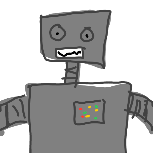Robot drawing by Guardianoflives