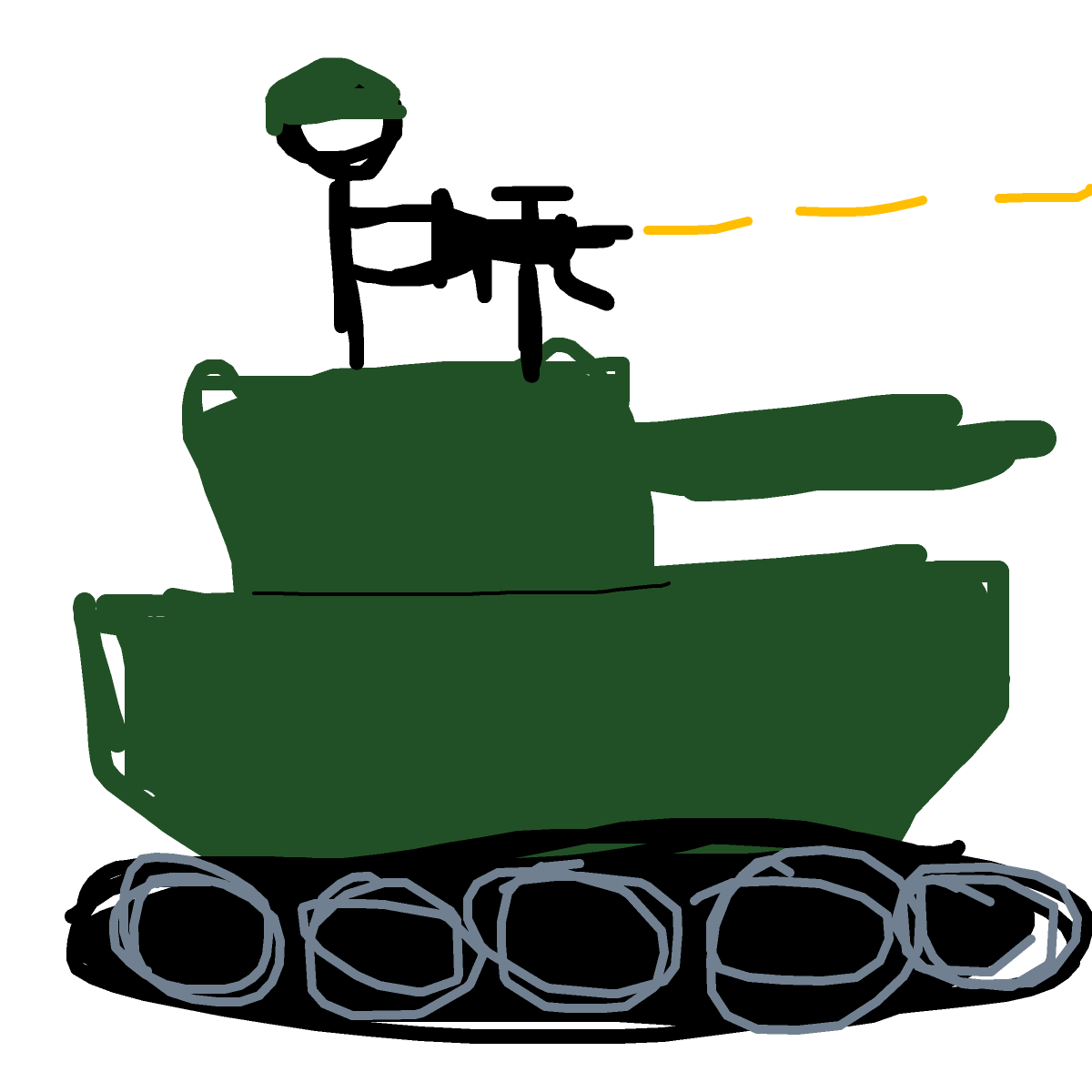 Tank drawing by cyan-star-wave