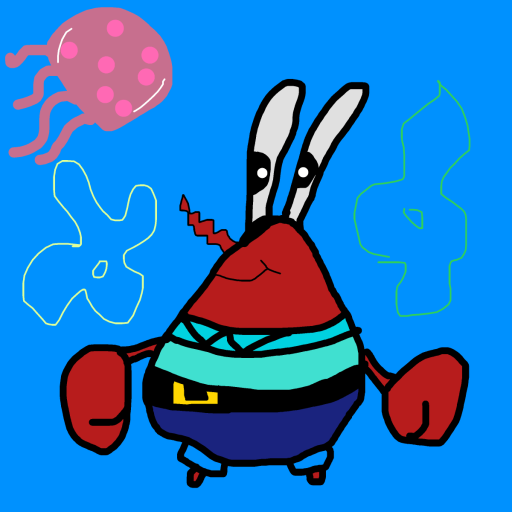 Mr Krabs drawing by countnicula