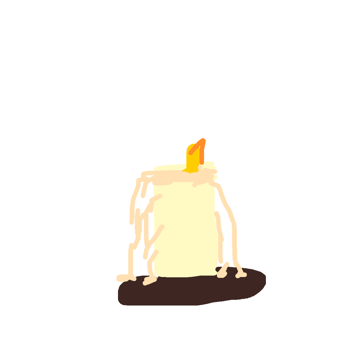 Candle drawing by color-olive-web