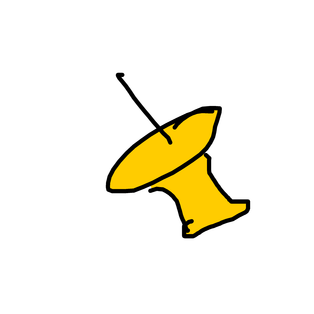 Push Pin drawing by jenjengt