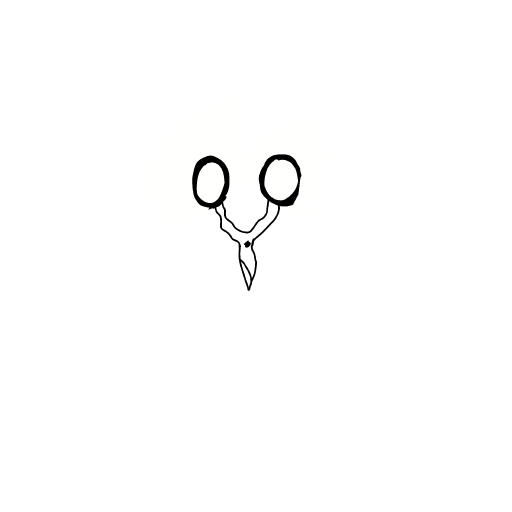 Scissors drawing by Cwis448