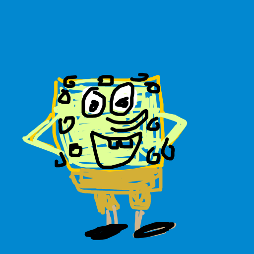 SpongeBob drawing by free-berry-lab
