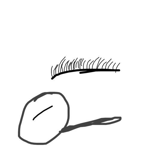 Eyelash drawing by treehugger0707