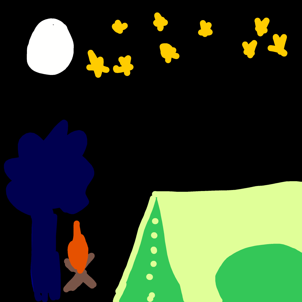 Tent drawing by SafiyyaJ