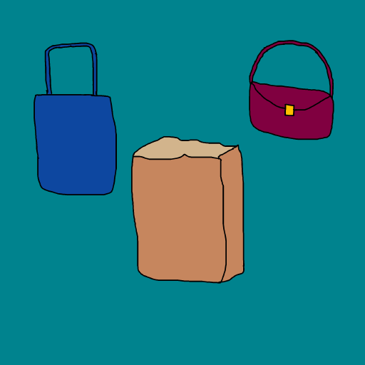 Bag drawing by krissywissy