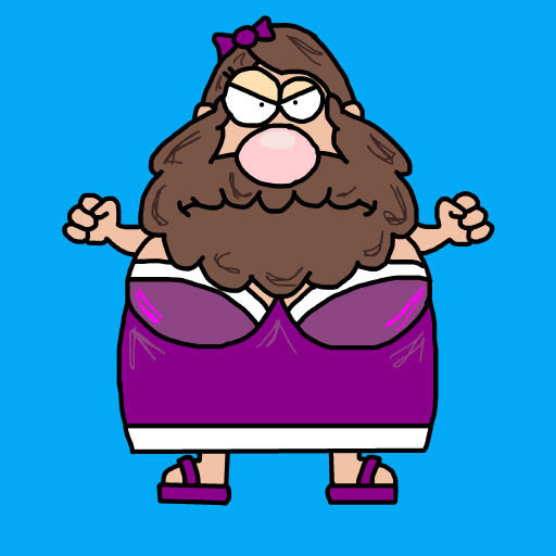 Bearded Lady drawing by monthra