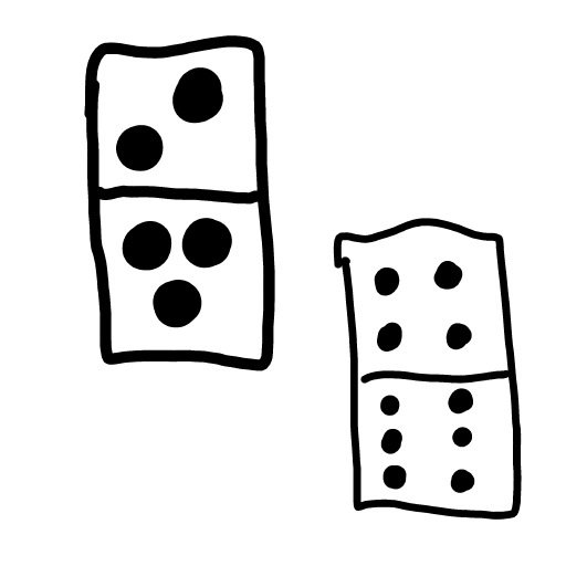 Domino drawing by fair-rust-way