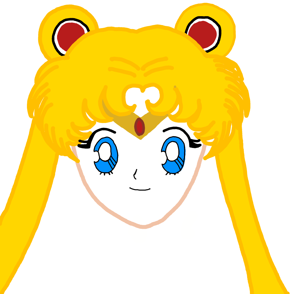 Sailor Moon drawing by marimou