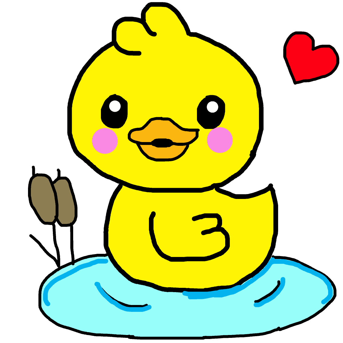 Duck drawing by elian