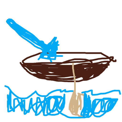 Canoe drawing by rich-moon-hammer