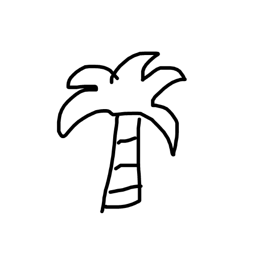 Palm Tree drawing by lili
